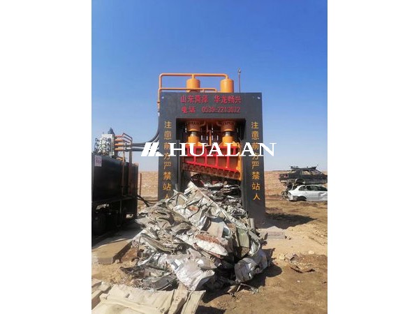 China Scrap metal gantry shear sheet plate