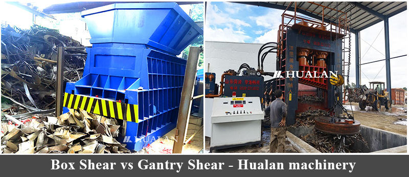 what is difference box container shear vs gantry shear scrap metal