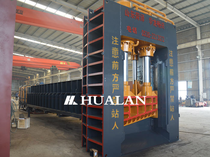 Q91 Hydraulic Baling Shear Guillotine cutting China Hualan