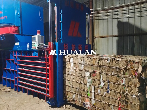 Cardboard baler for Scrap industrial recycling compactor China