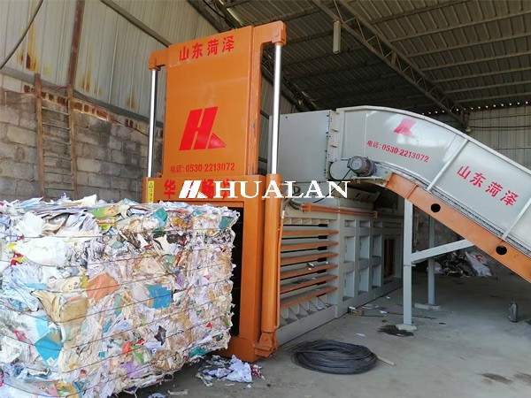 China Waste paper baler compressor baling press manufacturer